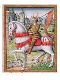 Ms 17 F.76 Joan of Arc from 'Vie Des Femmes Celebres', C.1505 Giclee Print by French School 