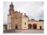 Facade of the Franciscan Mission Church of Saint James at Jalpan, 1751-58 Giclee Print by Mexican School 