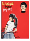 The Little Girl Who Wanted to Grow a Pony Tail Giclee-trykk av Jesus Blasco