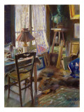 The Studio of Comte Deheaulme De Vallombreuse, 36 Rue Jouffrey, Paris 1888 Lámina giclée por Akseli Valdemar Gallen-kallela The Studio of Comte Deheaulme De Vallombreuse, 36 Rue Jouffrey, Paris 1888 Lámina giclée por Akseli Valdemar Gallen-kallela