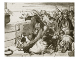 Scene at the Removal of the Irish Soldiers from Limerick Giclee Print by Mary Gow