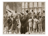 Meeting of Jingoes in Guildhall, London, 1878 Giclee Print by William Barnes Wollen