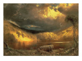 Stormy Skies Above Echo Lake, White Mountains Giclee Print by James Fairman