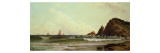 Cliffs at Cape Elizabeth, Portland Harbour, Maine, 1882 Giclee-trykk av Alfred Thompson Bricher Cliffs at Cape Elizabeth, Portland Harbour, Maine, 1882 Giclee-trykk av Alfred Thompson Bricher