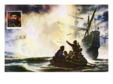 Ferdinand Magellan and the Discovery of the Pacific Ocean Giclee Print by Oliver Frey