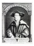 Hans Holbein the Younger, Engraved by Bartholomaus Huebner, 1790 reproduction procédé giclée par Hans Holbein the Younger