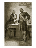 Prince Charles Appeals to Cameron of Lochiel Giclée-Druck von Herbert James Draper