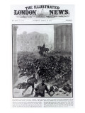 Fighting at the Liverpool General Transport Strike, Cover of 'The Illustrated London News' Giclee Print by Hermanus Koekkoek