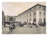Carts for Transporting the Champagne, from 'Le France Vinicole' Giclee Print by E.M. Choque