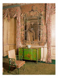 Commode and Chair in the State Bedchamber at Nostell Priory, Yorkshire Giclee Print by Thomas Chippendale