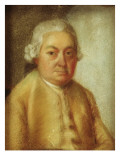 Portrait of Carl Philipp Emanuel Bach, C.1780 Giclee-trykk av Johann Philipp Bach