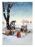 The Town Mouse and the Country Mouse, from 'Once Upon a Time' reproduction procédé giclée par Mendoza 