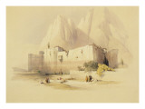 The Convent of St. Catherine, Mount Sinai, February 21st 1839, Plate 109 reproduction procédé giclée par David Roberts