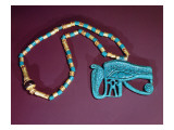 Eye of Ra Pectoral, from the Tomb of Tutankhamun, New Kingdom Giclee Print by Egyptian 18th Dynasty 