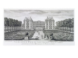 View of the Royal Chateau of Saint Maur from the Garden Side Reproduction procédé giclée par Jacques Rigaud