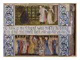 Beauty and the Beast Tile Panel, Morris, Marshall, Faulkner and Co., C.1867 Giclee Print by Edward Burne-Jones