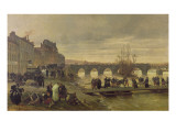 The Ambulance De La Presse at Joinville During the Siege of Paris on 30th November 1871 Giclee Print by Alfred Decaen