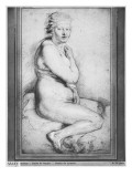 Young Nude Woman, Seated, Turned to the Right reproduction procédé giclée par Rubens 