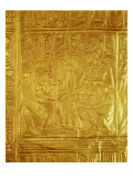 Detail from the Golden Shrine, from the Tomb of Tutankhamun Giclee Print by Egyptian 18th Dynasty 