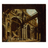 Stage Design for Act Iii of the Opera 'Montezuma', 1755 Giclee Print by Karl Friedrich Fechhelm