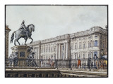 The Long Bridge with an Aristocratic Monument Giclee Print by F.A. Calau