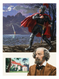Excalibur Being Returned to the Lake from Whence it Came Giclee Print by Ken Petts