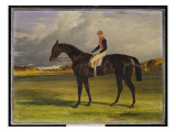 The Earl of Chesterfield's Filly 'Industry', with W. Scott Up, in a Landscape, 1838 Giclee Print by John Frederick Herring Snr