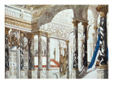 Scenery Design for the Baptism, from Sleeping Beauty, 1921 Giclee Print by Leon Bakst