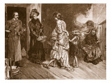 West Meets East: Well to Do Visitors to a Slum Dwelling Giclee Print by John Henry Frederick Bacon