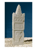 Votive Stele with a Triangular Pediment, 830-146 Bc Giclee Print by Phoenician 