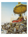 Mansa Kankan Musa I, 14th Century King of the Mali Empire Giclee Print by Mcbride 