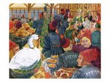 Feast for the New Archbishop of York in 1467 Impressão giclée por Richard Hook Feast for the New Archbishop of York in 1467 Impressão giclée por Richard Hook