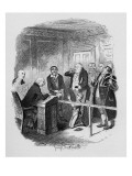 Oliver Escapes Being Bound Apprentice to the Sweep reproduction procédé giclée par George Cruikshank