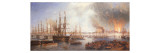 The Bombardment of Sveaborg, 5th August 1855, 1856 Giclee Print by John Wilson Carmichael
