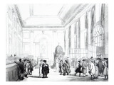 Bank of England, Great Hall, from Ackermann's 'Microcosm of London', 1809 Giclee Print by Thomas Rowlandson
