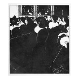The Wagnerites, Illustration from 'The Yellow Book', 1894 Giclée-Druck von Aubrey Beardsley