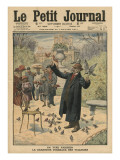 A Parisian Type, the Bird Charmer of the Tuileries Giclee Print by French School 