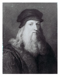 Leonardo Da Vinci, Engraved by Raphael Morghen, 1817 reproduction procédé giclée par Leonardo da Vinci 
