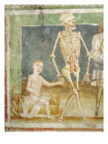 The Dance of Death: Death and the Child, 1490 Giclee Print by Janez Kastav