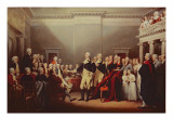 The Resignation of George Washington on 23rd December 1783, C.1822 Giclée-Druck von John Trumbull
