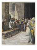 The Adulterous Woman - Christ Writing Upon the Ground Giclee Print by James Jacques Joseph Tissot