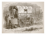 United States Military Telegraph Wagon, from a Book Pub. 1896 Giclee Print by American School 