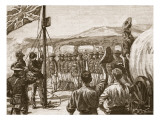 British South Africa Company's Pioneering in Mashonaland, 1890 Giclee Print by William Barnes Wollen
