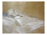 Prince Otto Von Bismarck on His Death Bed, 1898 reproduction procédé giclée par Franz Seraph von Lenbach
