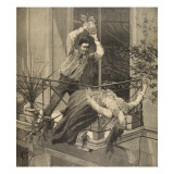 A Mother Killed by Her Son, from 'Le Petit Parisien', 20th September 1891 Giclee Print by Beltrand and Clair-Guyot, E. Dete