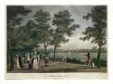 St. Stephen's Green, Dublin, from a Set of Twenty Views of Dublin, 1796 Giclee Print by James Malton