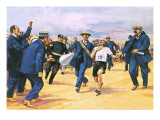 Dorando Pietri, a Gallant Marathon Runner from the 1908 London Olympics Giclee Print by Alberto Salinas