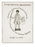American Bill of Credit, 1775, Illustration from 'Cassell's Illustrated History of England' Impressão giclée por American School
