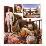 General Gordon About to Be Killed in Khartoum in February 1865 Giclee Print by Ken Petts