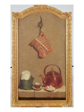 Still Life with Meat, Kettle, Cup, Sugar Loaf and Sugar Lumps Giclee Print by Jean-Baptiste Oudry